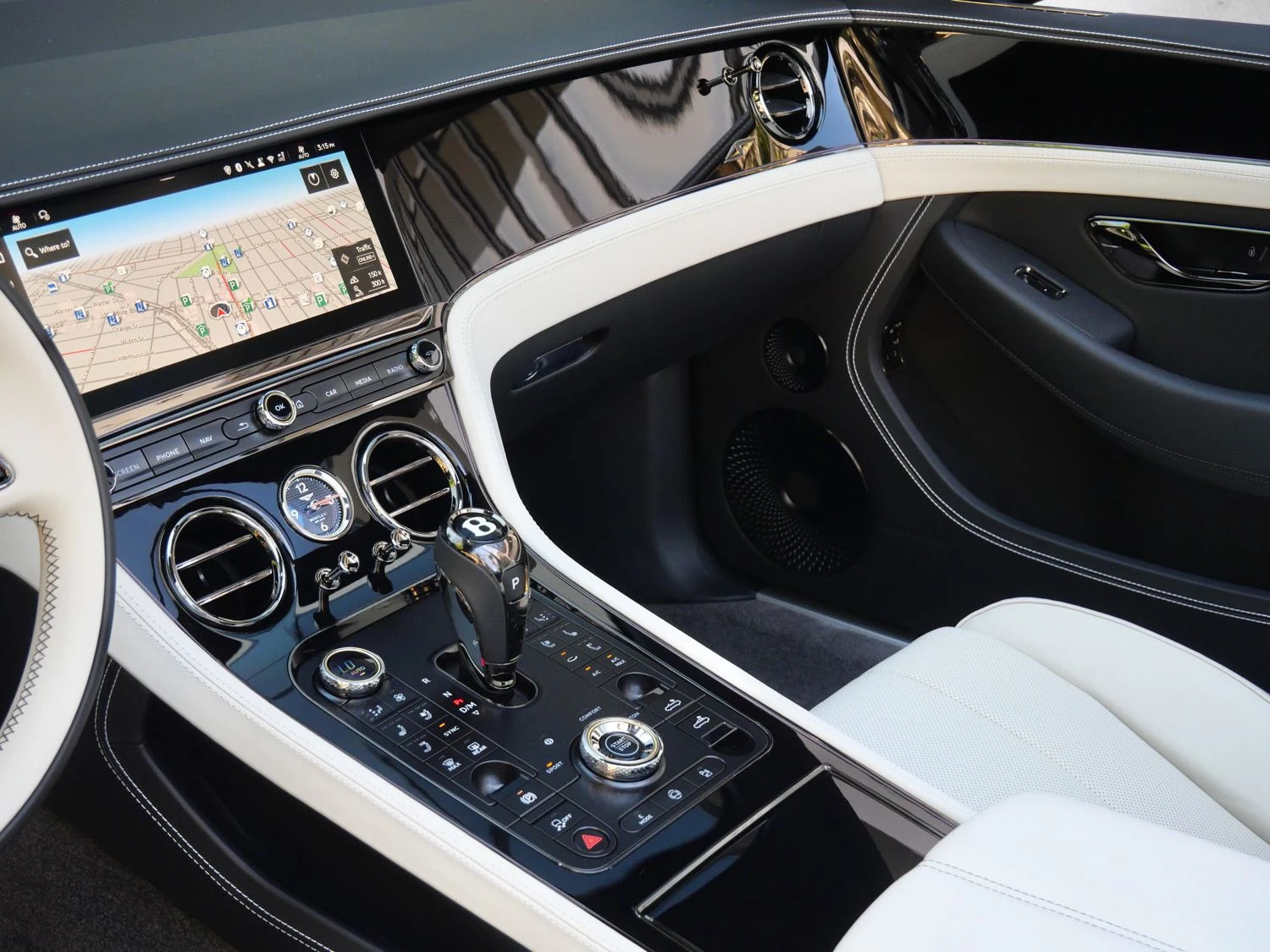 2026 Bentley Continental GTC S interior, Linen