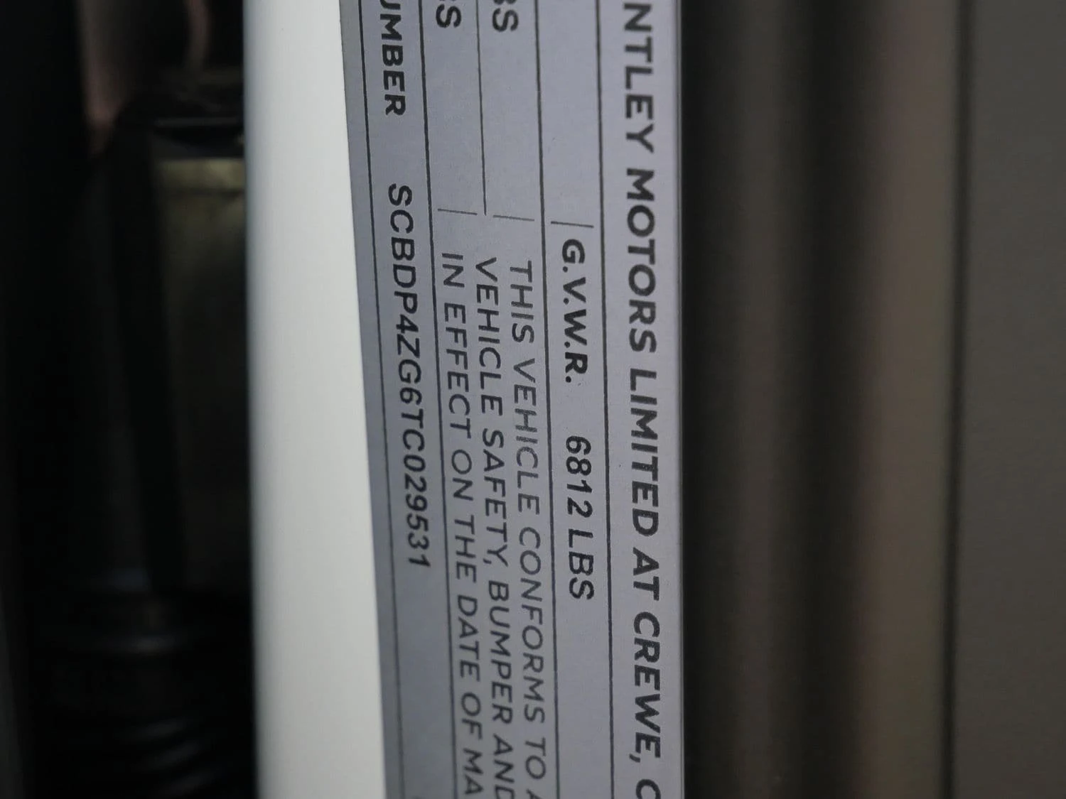 2026 Bentley Continental GTC S, documents and keys