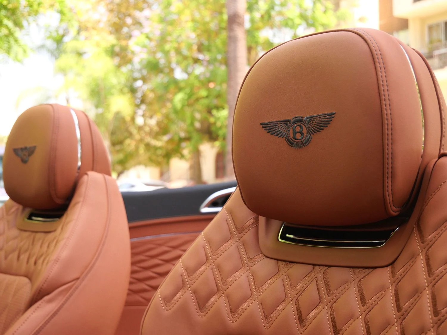 2026 Bentley Continental GTC Azure interior, seats, Saddle
