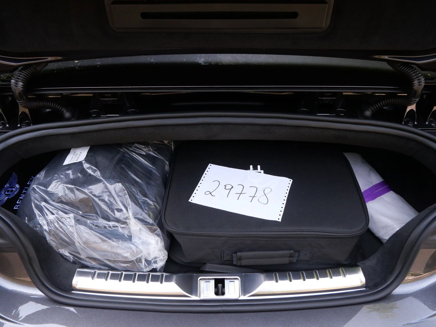 2026 Bentley Continental GTC Azure trunk