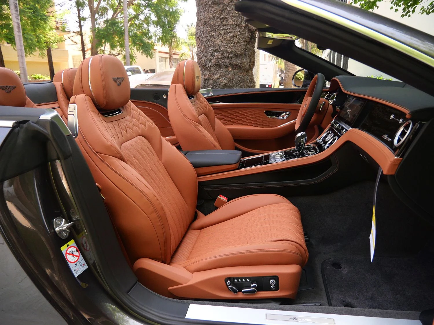 2026 Bentley Continental GTC Azure interior, seats, Saddle