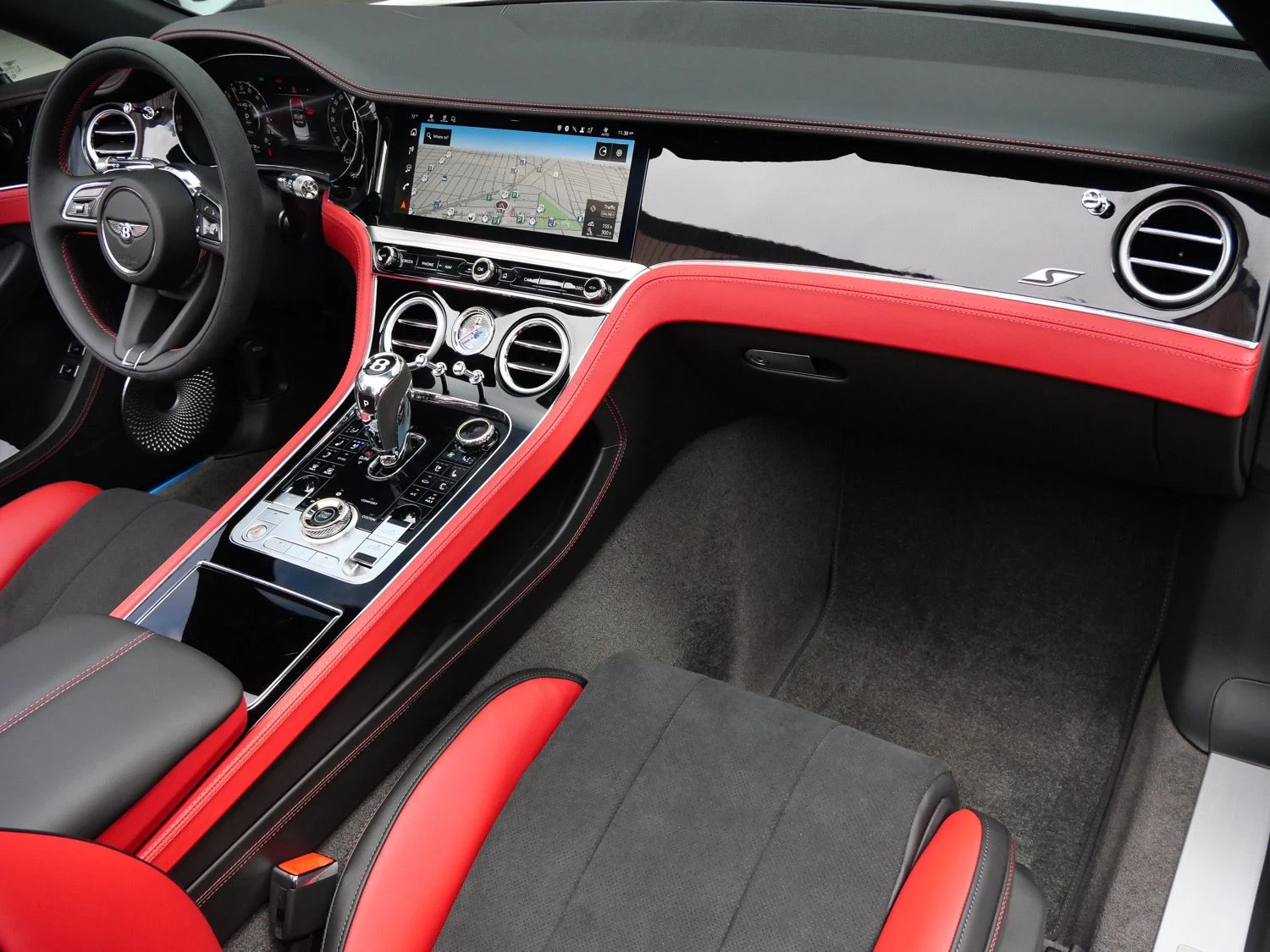 2026 Bentley Continental GTC S interior, dashboard, Hotspur