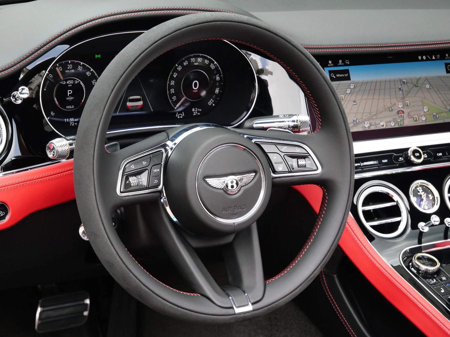 2026 Bentley Continental GTC S interior, Hotspur