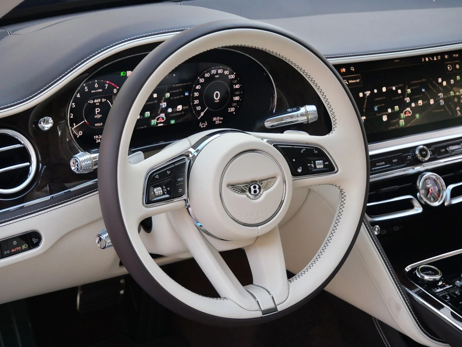 2026 Bentley Flying Spur interior, Linen