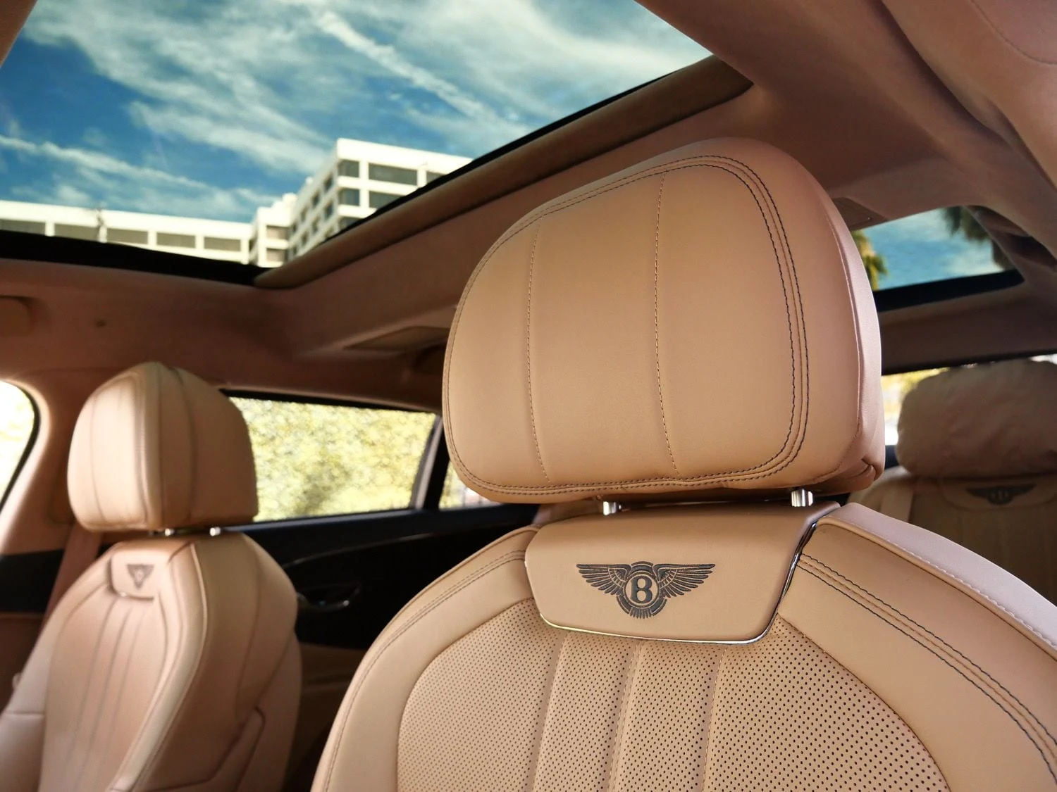 2026 Bentley Flying Spur interior, seats, Camel