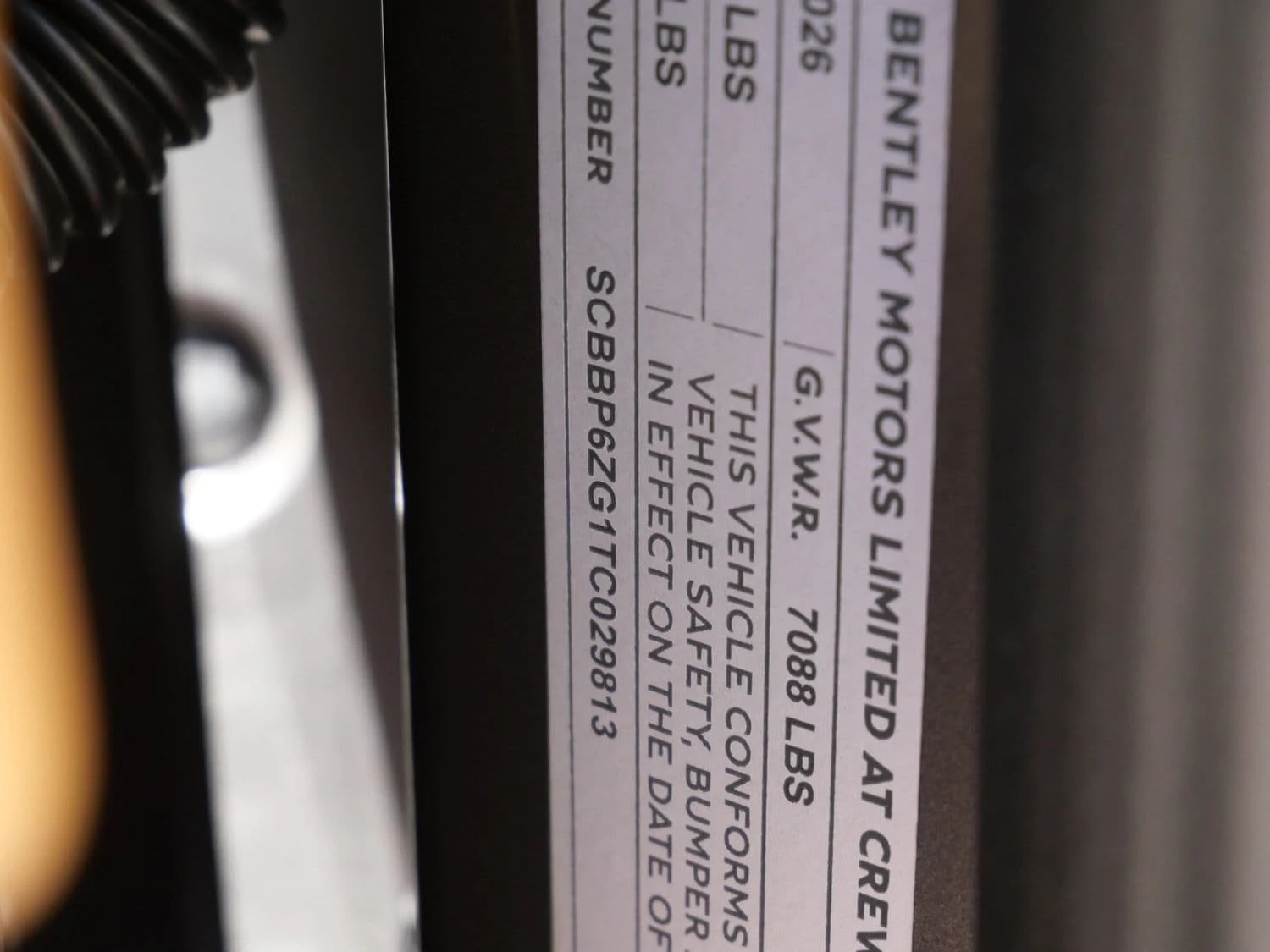 2026 Bentley Flying Spur, documents and keys