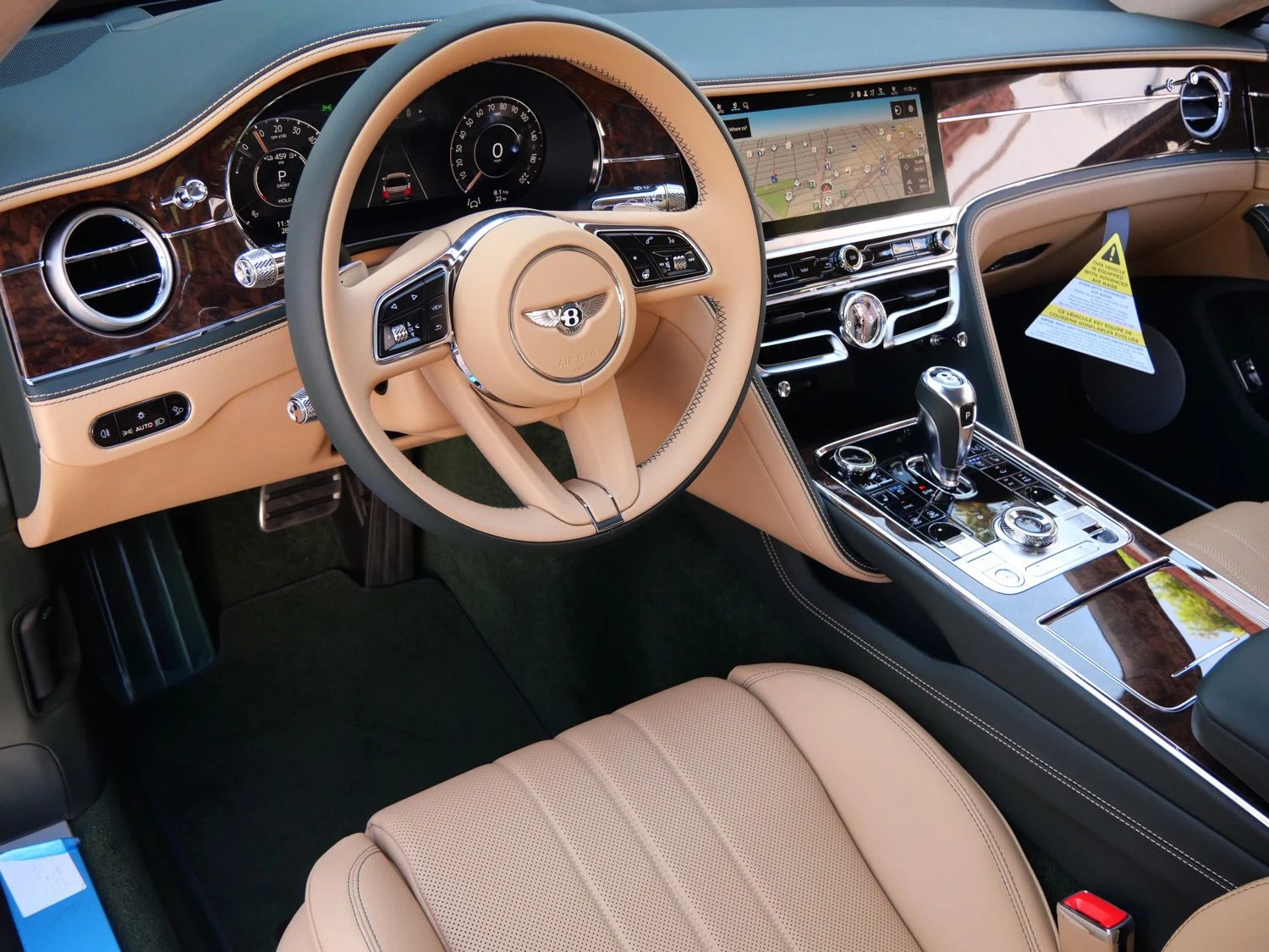 2026 Bentley Flying Spur interior, dashboard, Saddle