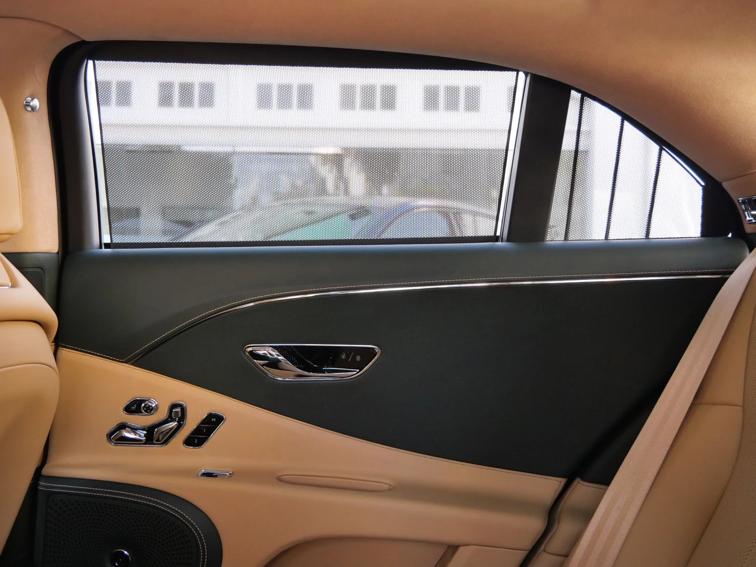 2026 Bentley Flying Spur interior, door panel, Saddle