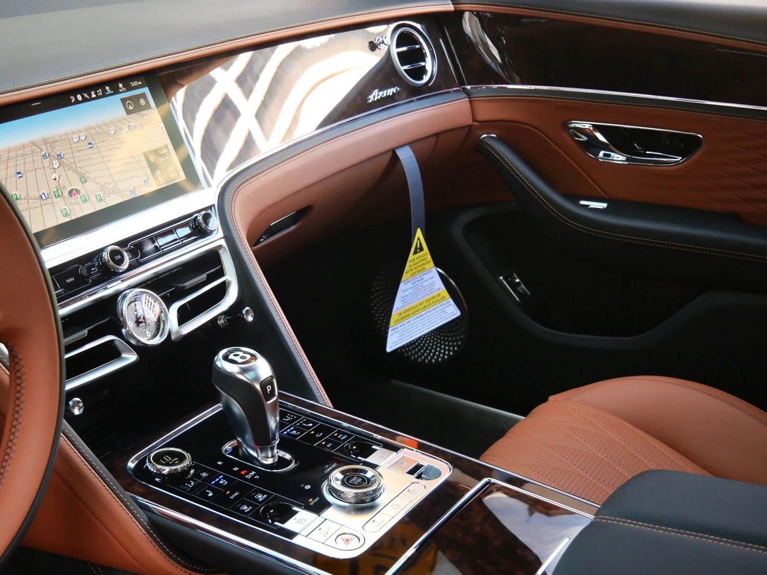 2026 Bentley Flying Spur Azure interior, Saddle