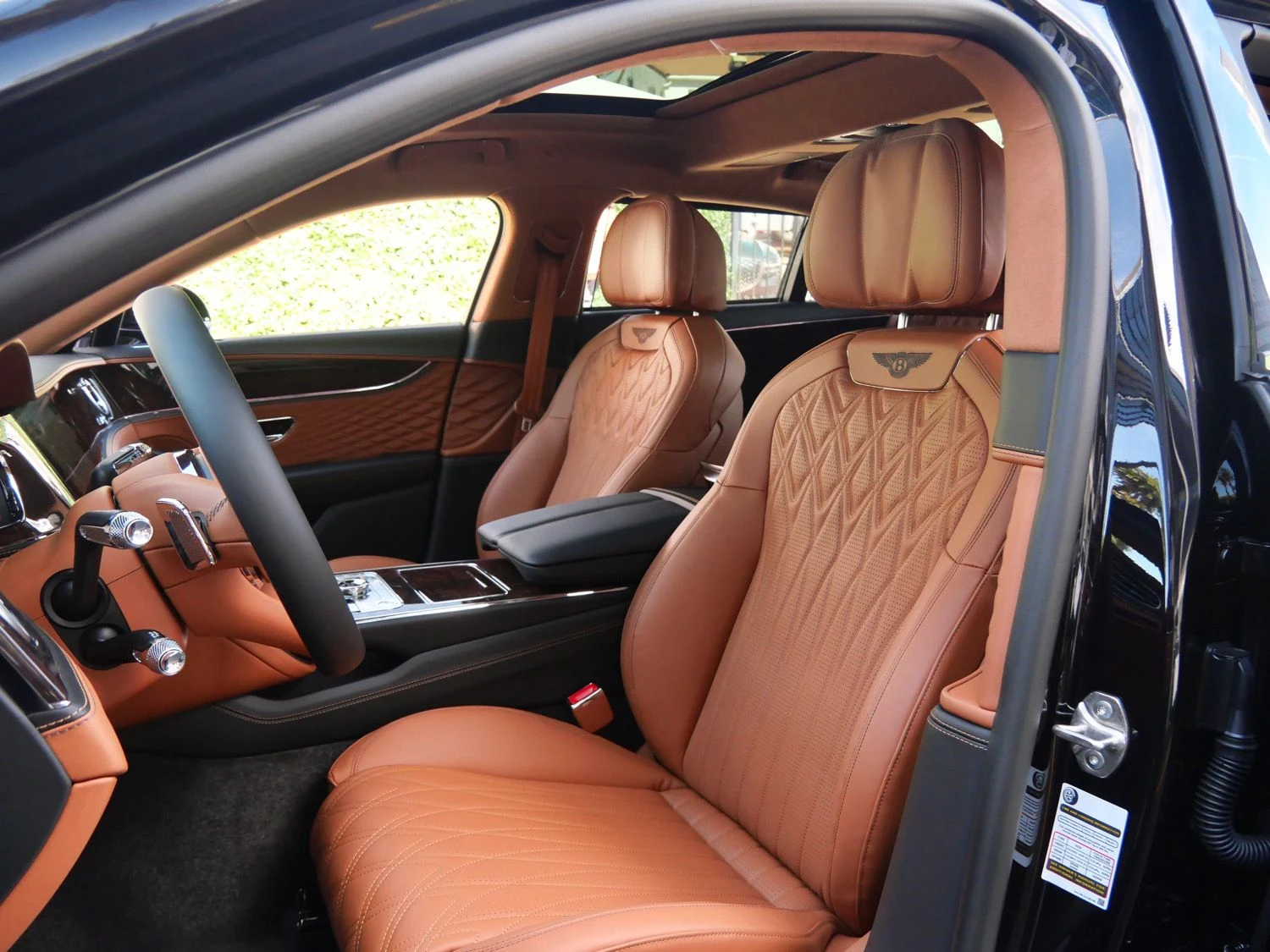 2026 Bentley Flying Spur Azure interior, seats, Saddle