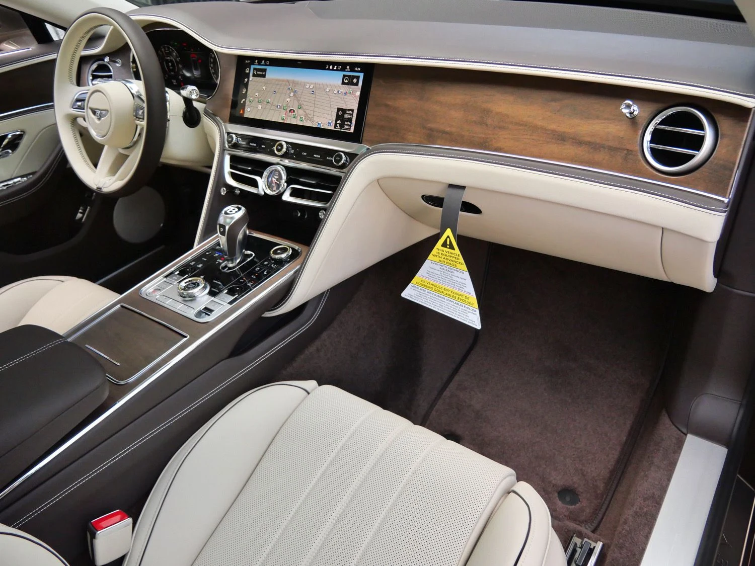 2026 Bentley Flying Spur interior, Linen