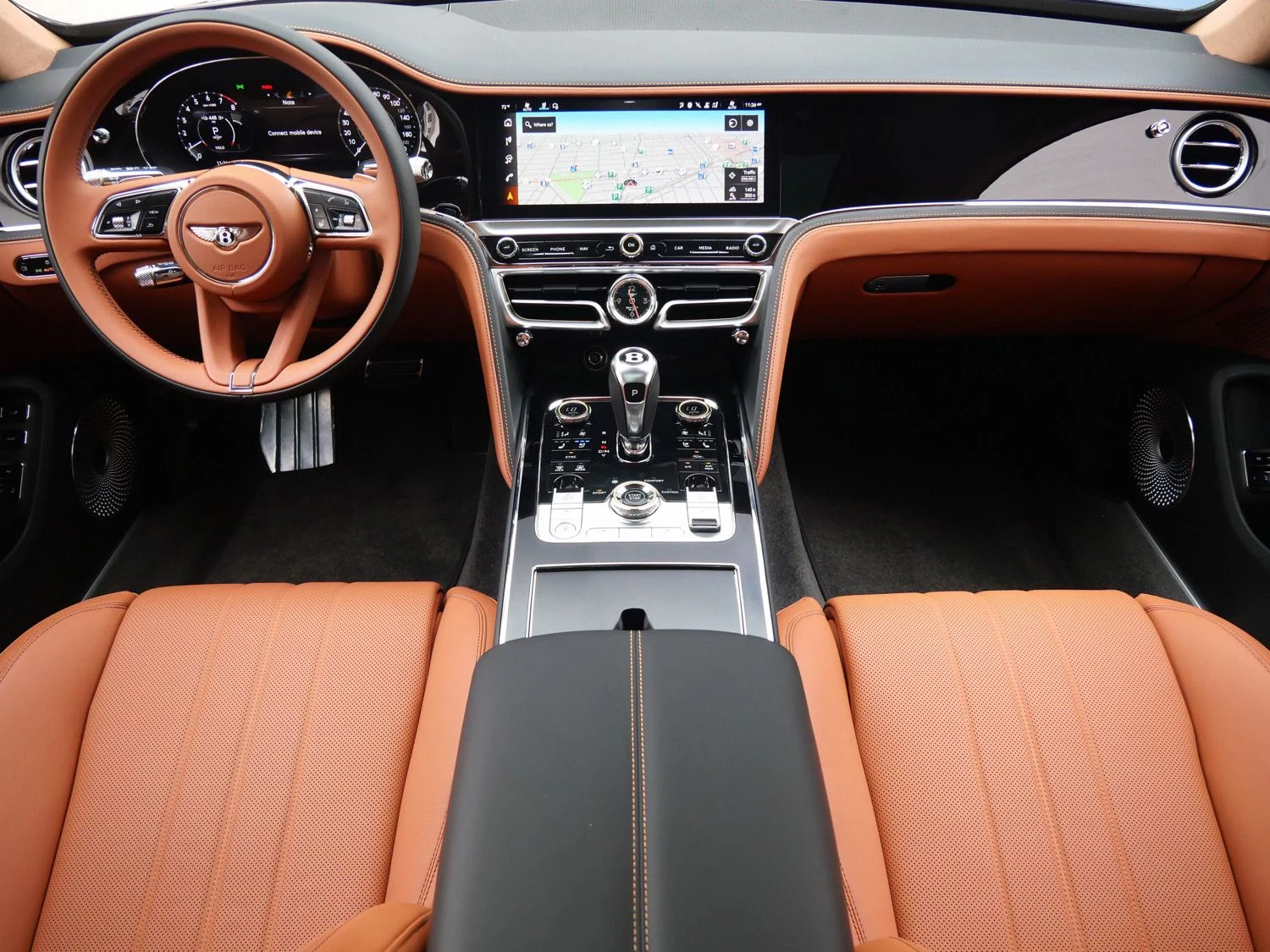 2026 Bentley Flying Spur interior, Saddle