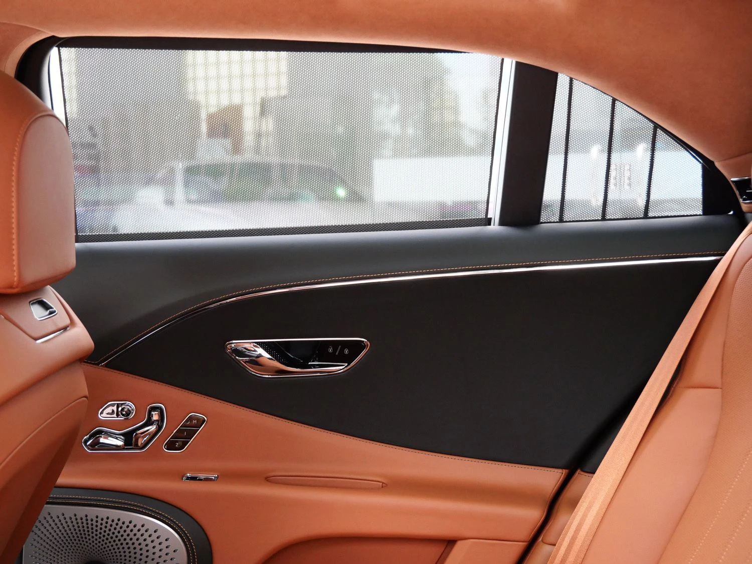 2026 Bentley Flying Spur interior, door panel, Saddle