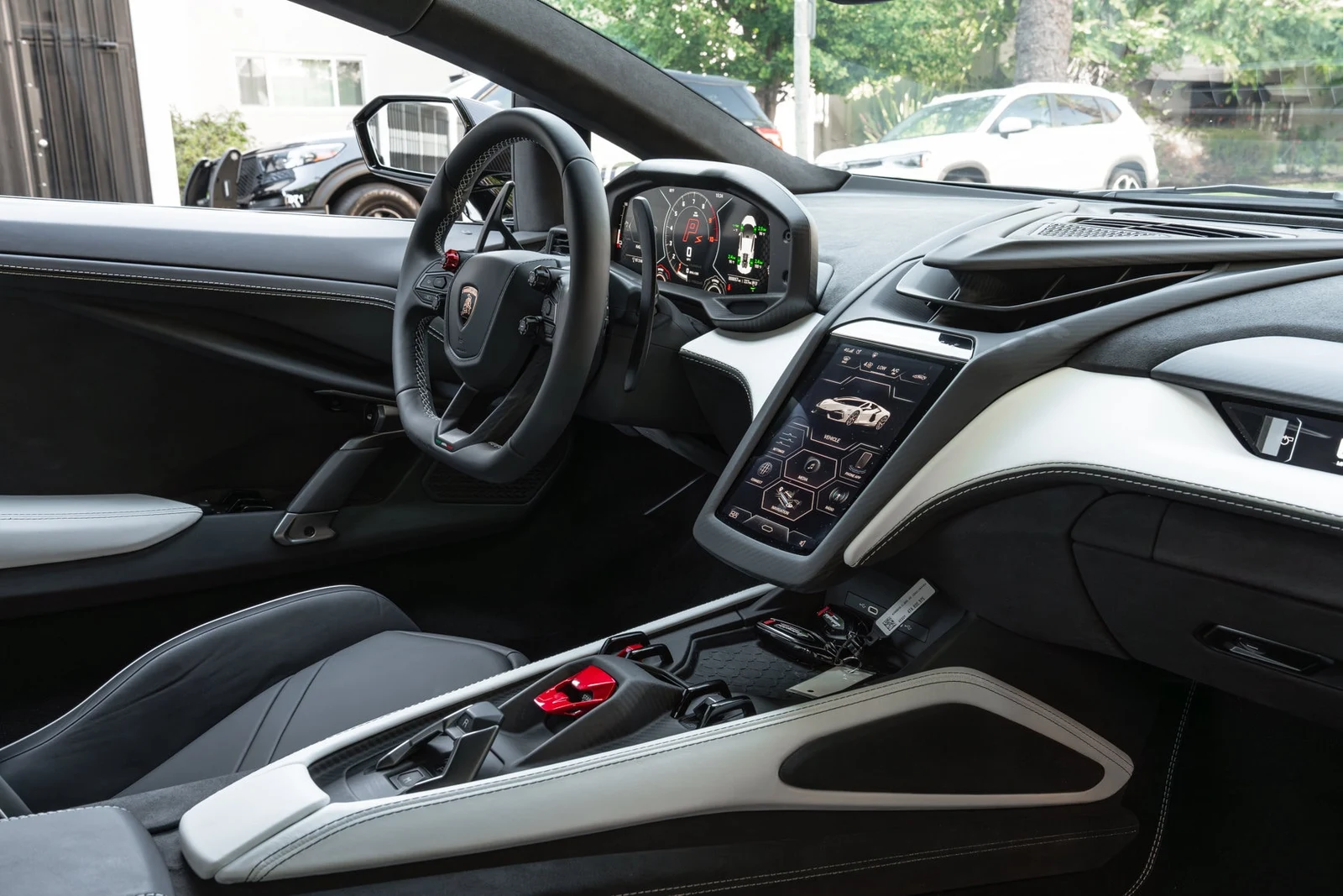2026 Lamborghini Revuelto interior, dashboard, Nero Ade