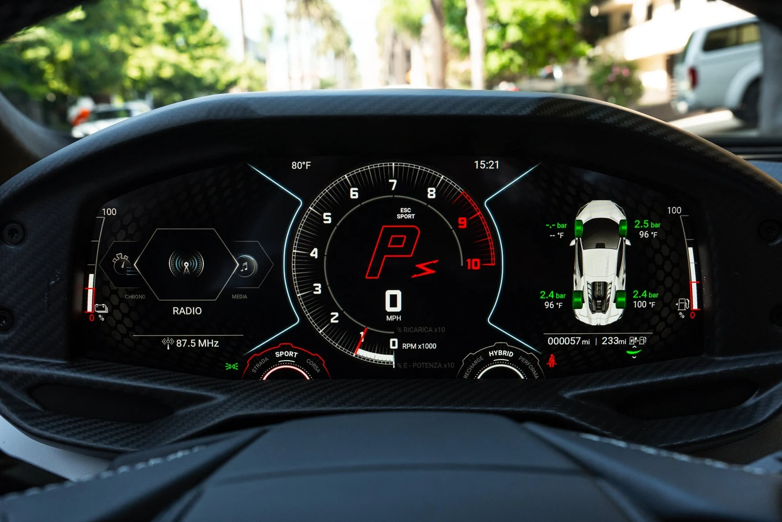 2026 Lamborghini Revuelto interior, Nero Ade