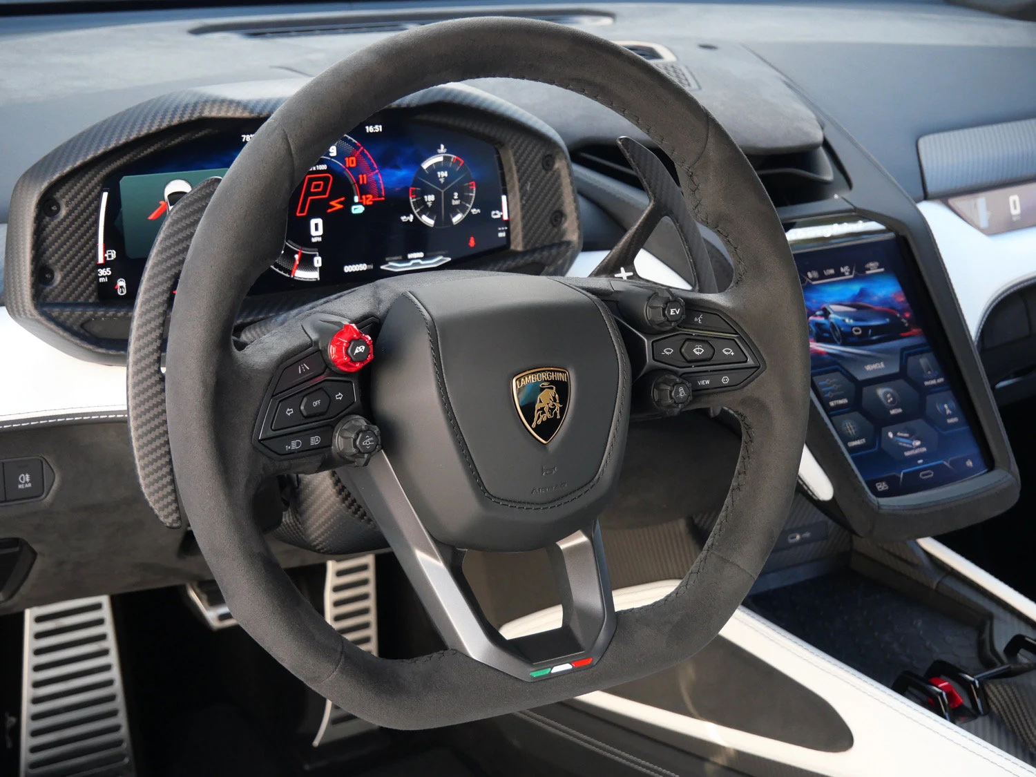 2026 Lamborghini Temerario interior, Nero Ade