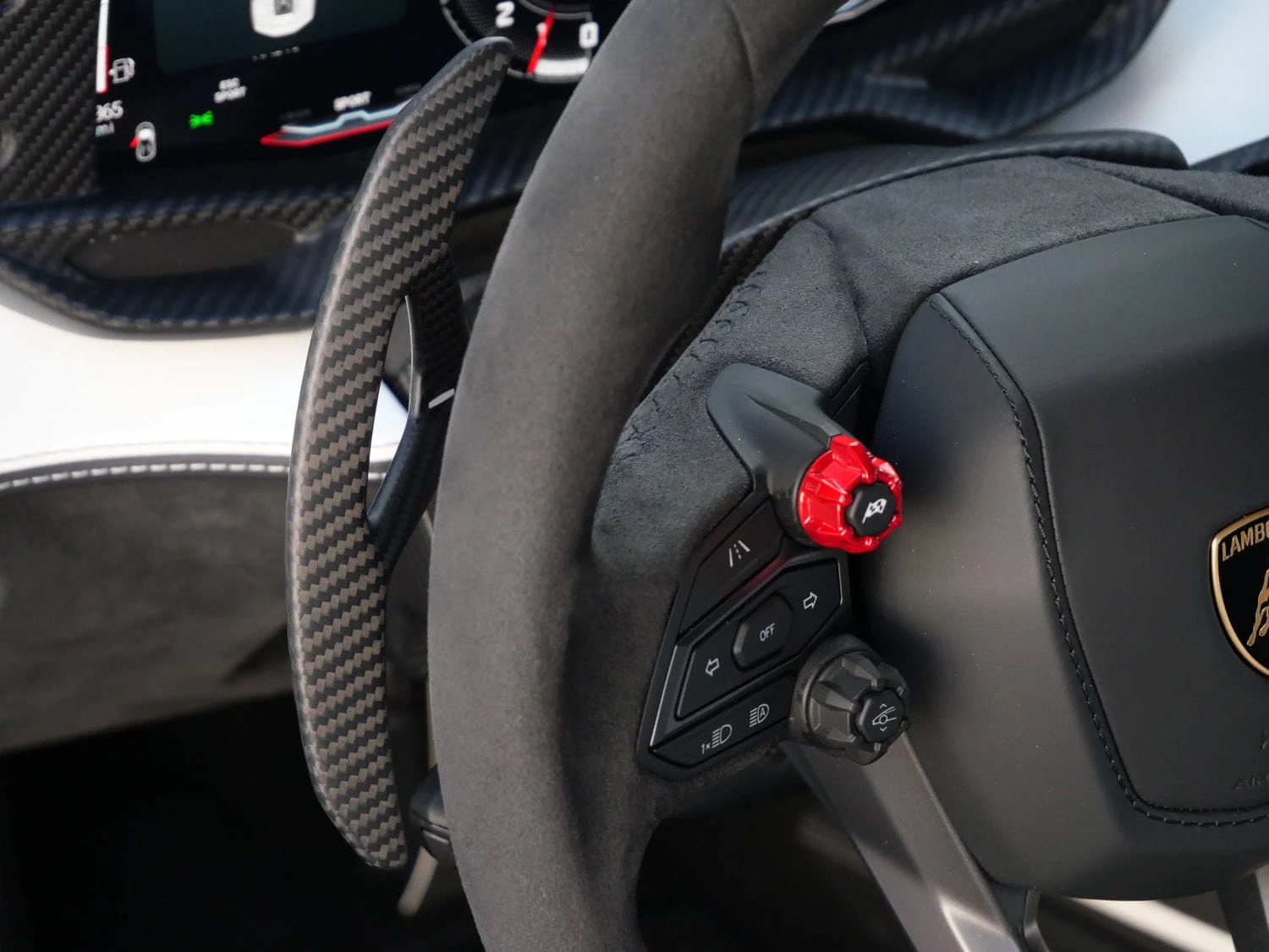 2026 Lamborghini Temerario interior, steering wheel, Nero Ade
