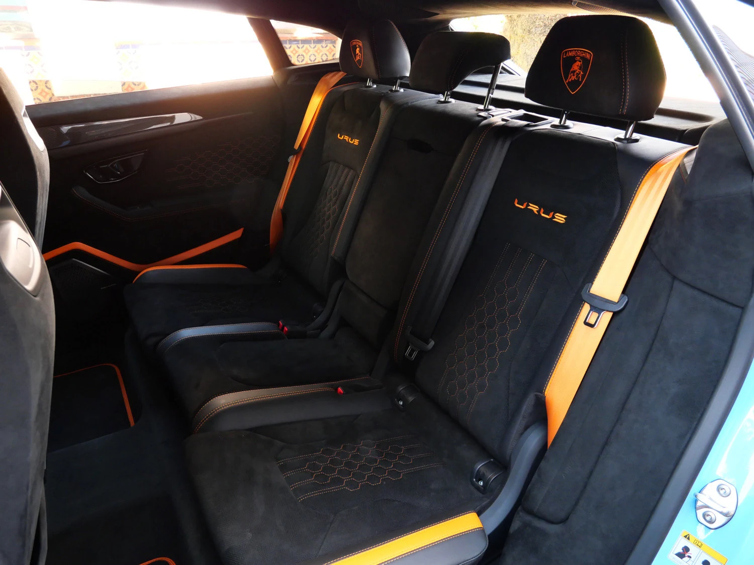 2024 Lamborghini Urus Performante interior, seats, Nero Cosmus/Arancio Leonis