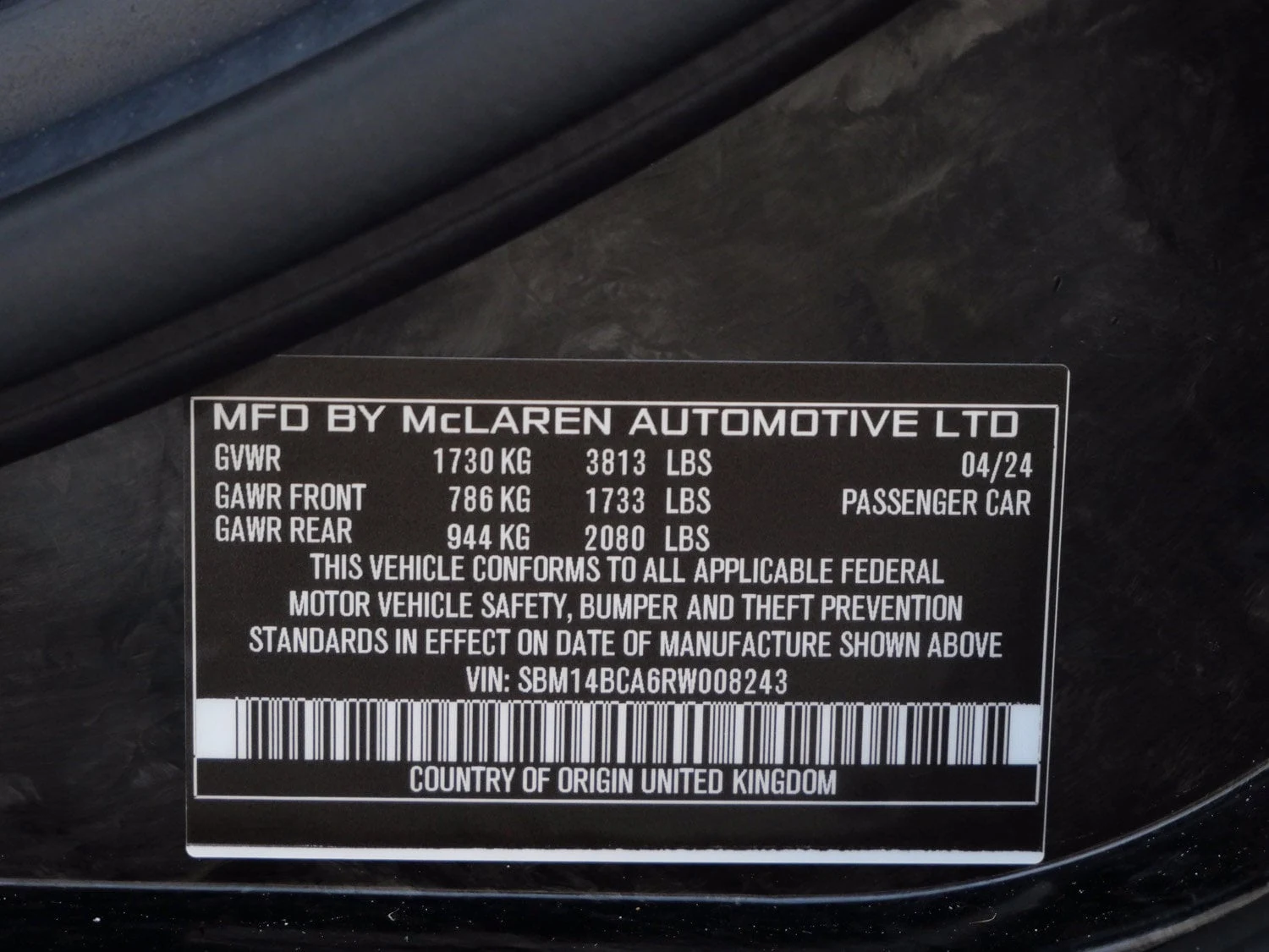 2024 McLaren 750S Spider for sale, photo 27 of 27