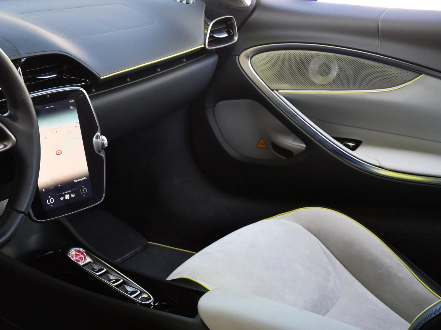 2023 McLaren Artura interior, Carbon Black