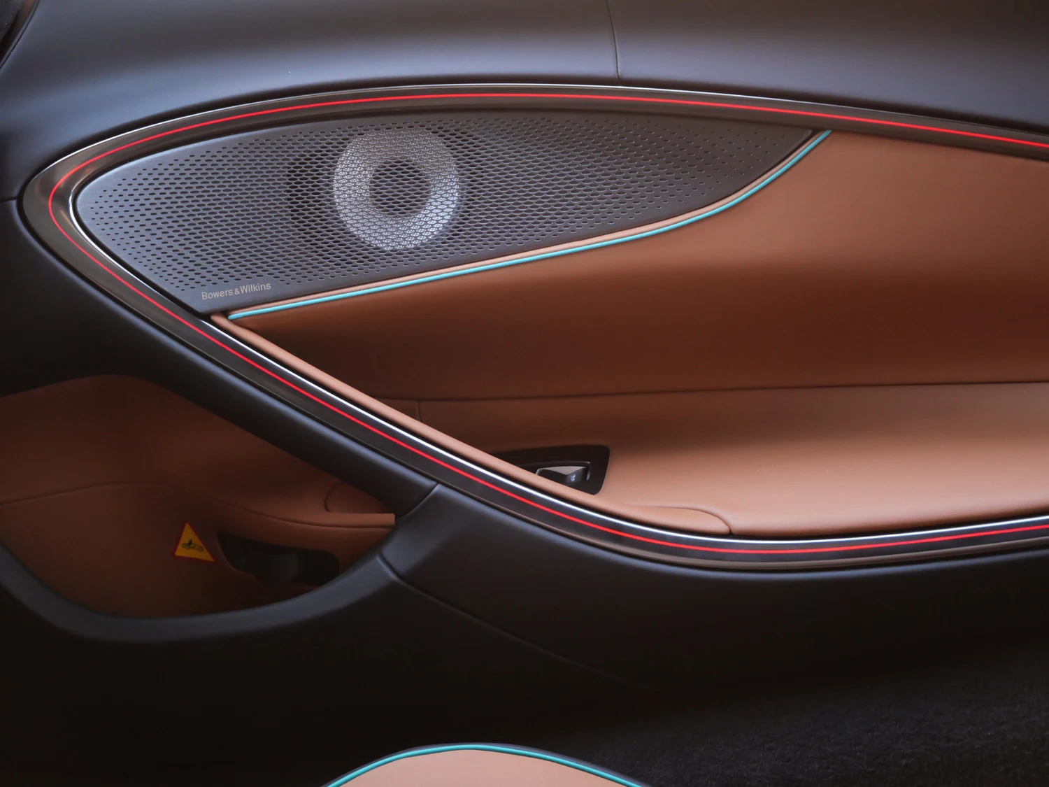 2026 McLaren Artura interior, door panel, Carbon Black