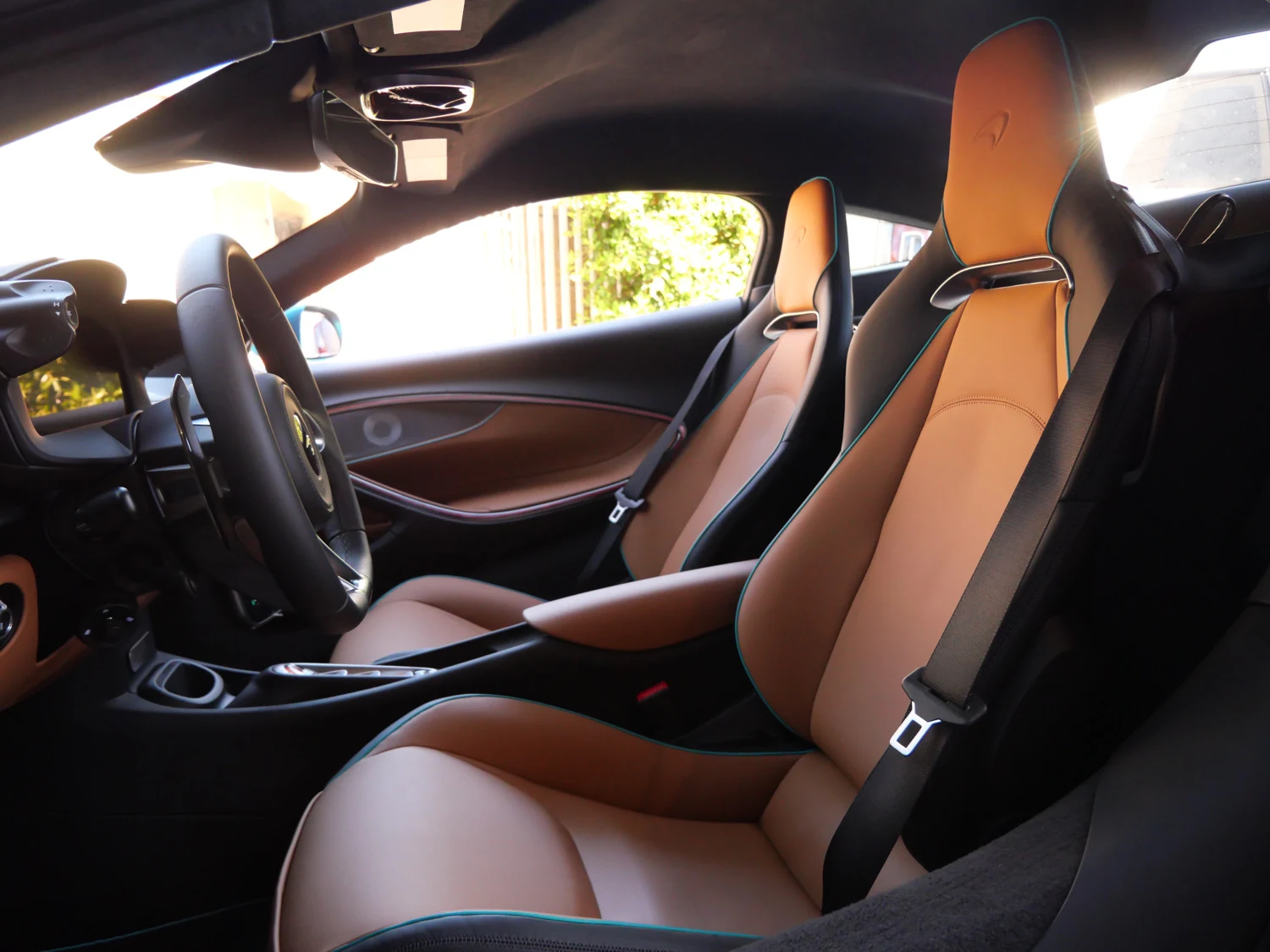 2026 McLaren Artura interior, seats, Carbon Black