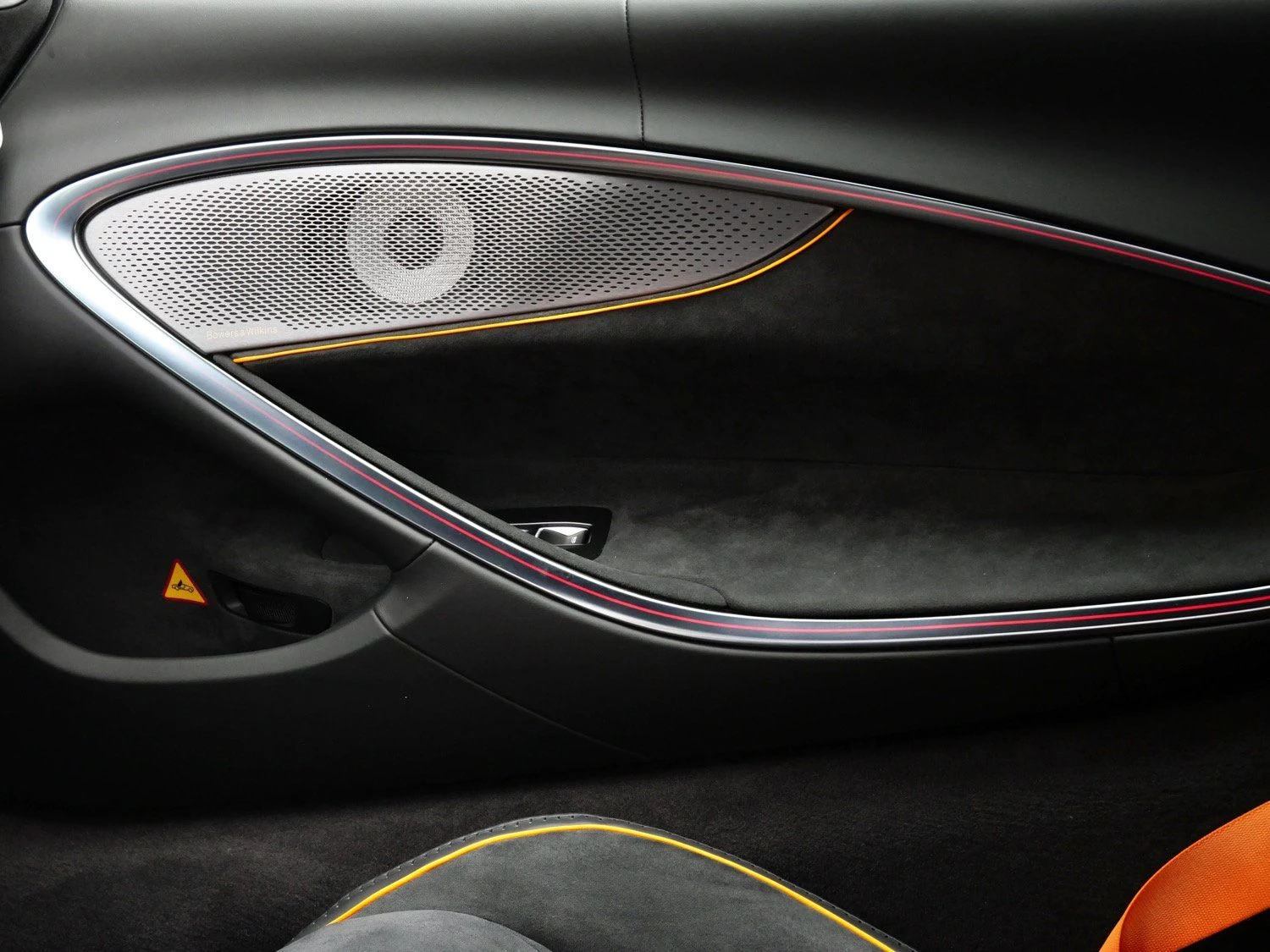 2026 McLaren Artura interior, door panel, Carbon Black