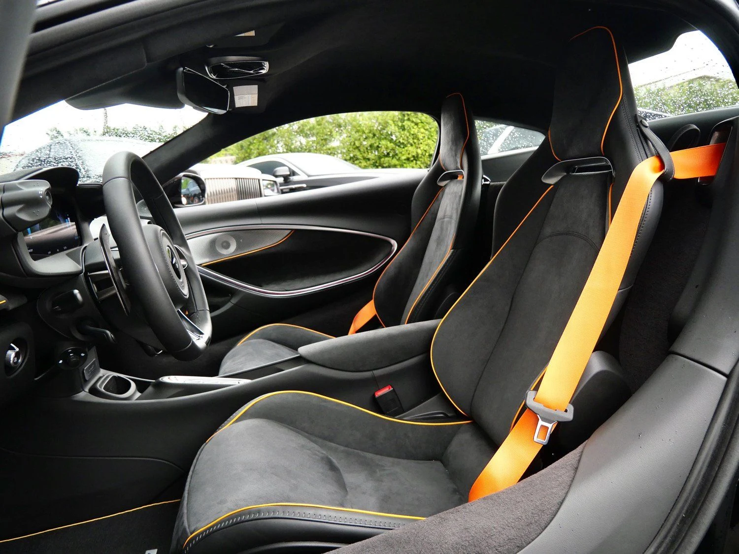 2026 McLaren Artura interior, seats, Carbon Black