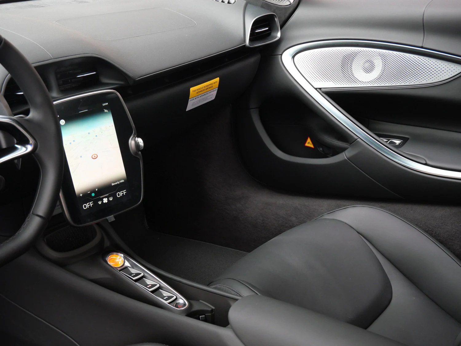 2026 McLaren Artura interior, Carbon Black