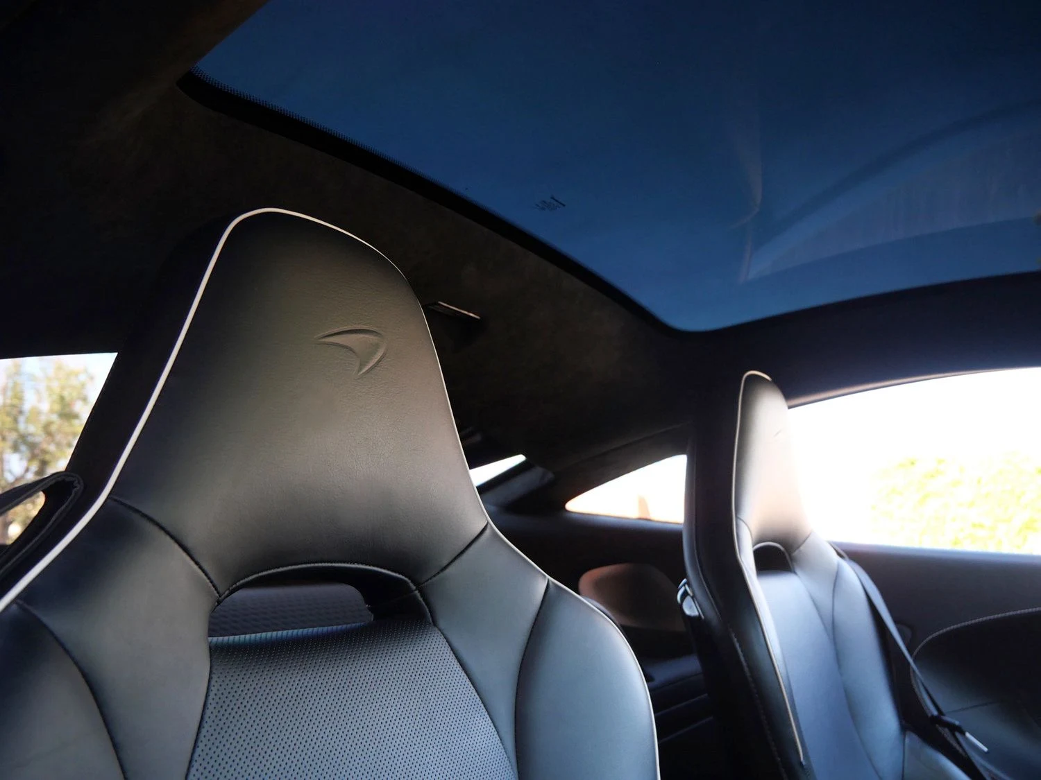 2023 McLaren GT interior, seats, Jet Black