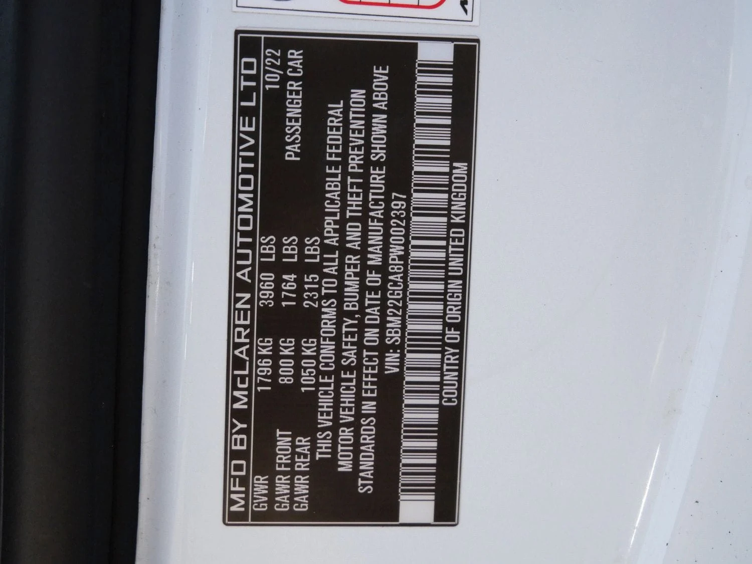 2023 McLaren GT for sale, exterior, White