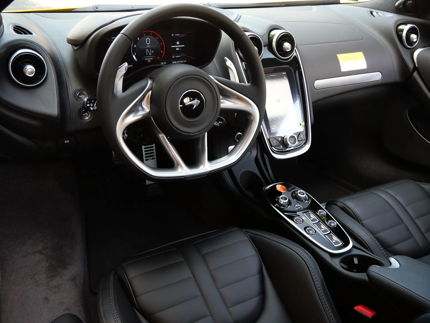 2026 McLaren GTS interior, Black