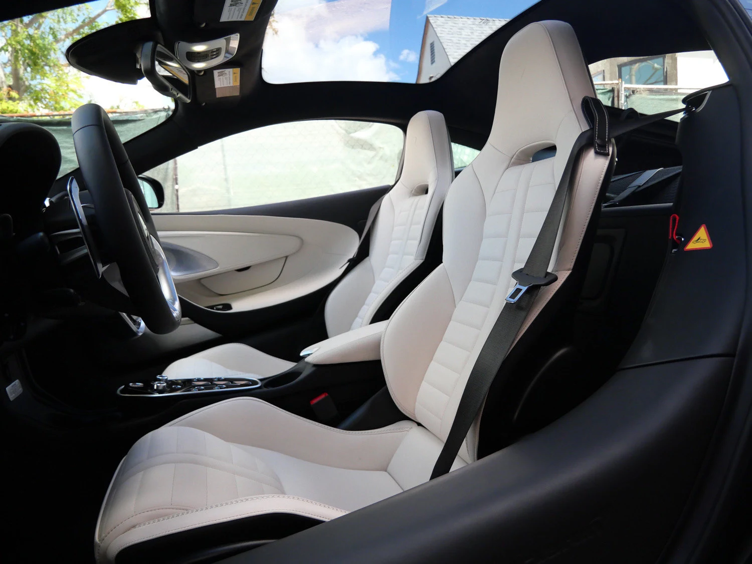 2026 McLaren GTS interior, seats, Porcelain