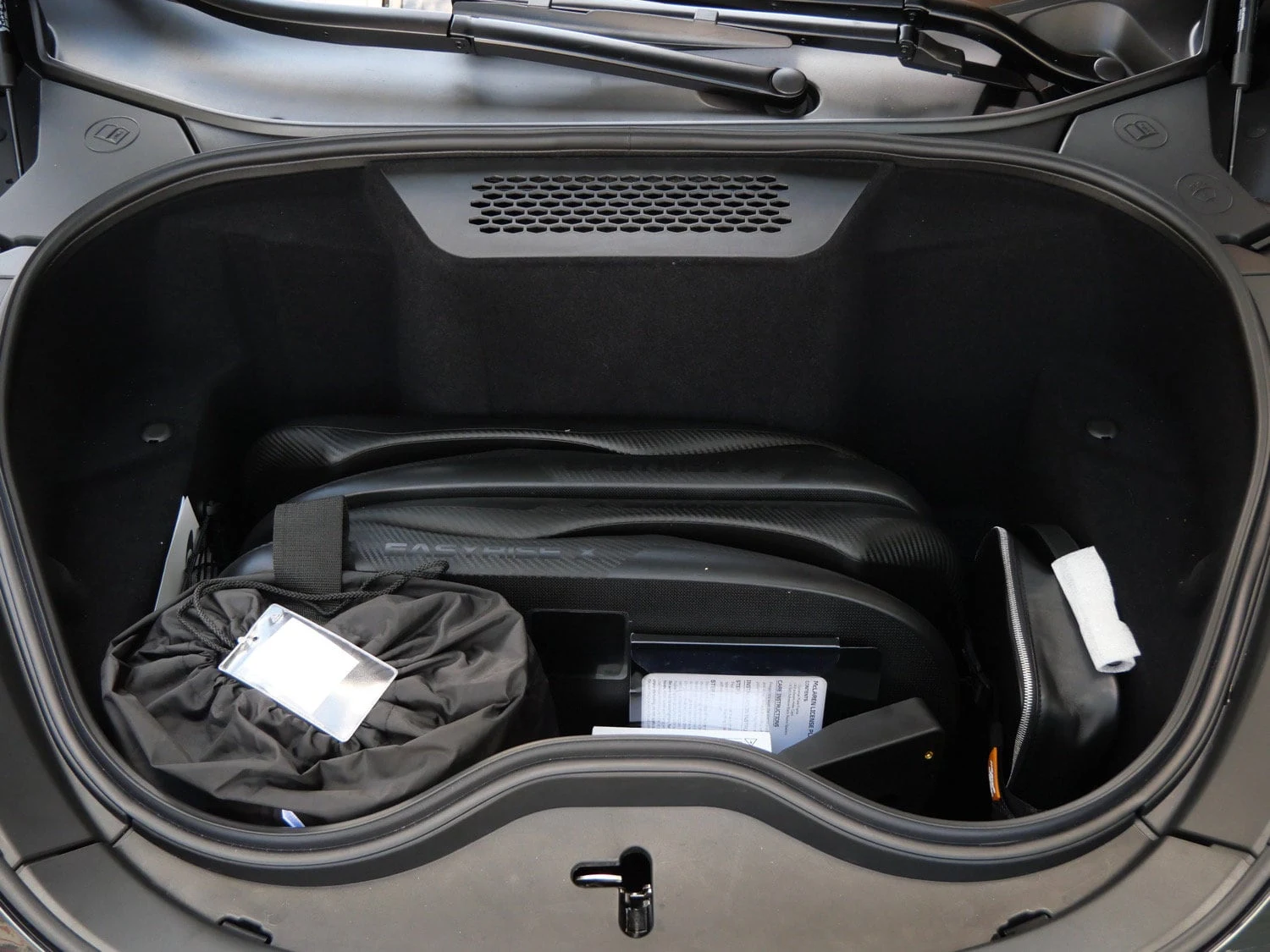 2026 McLaren GTS trunk