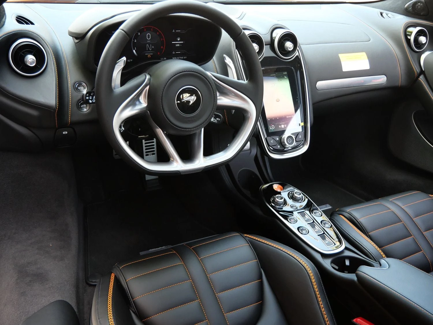 2027 McLaren GTS interior, Black