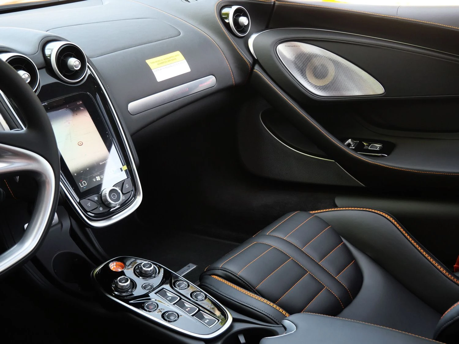 2027 McLaren GTS interior, Black