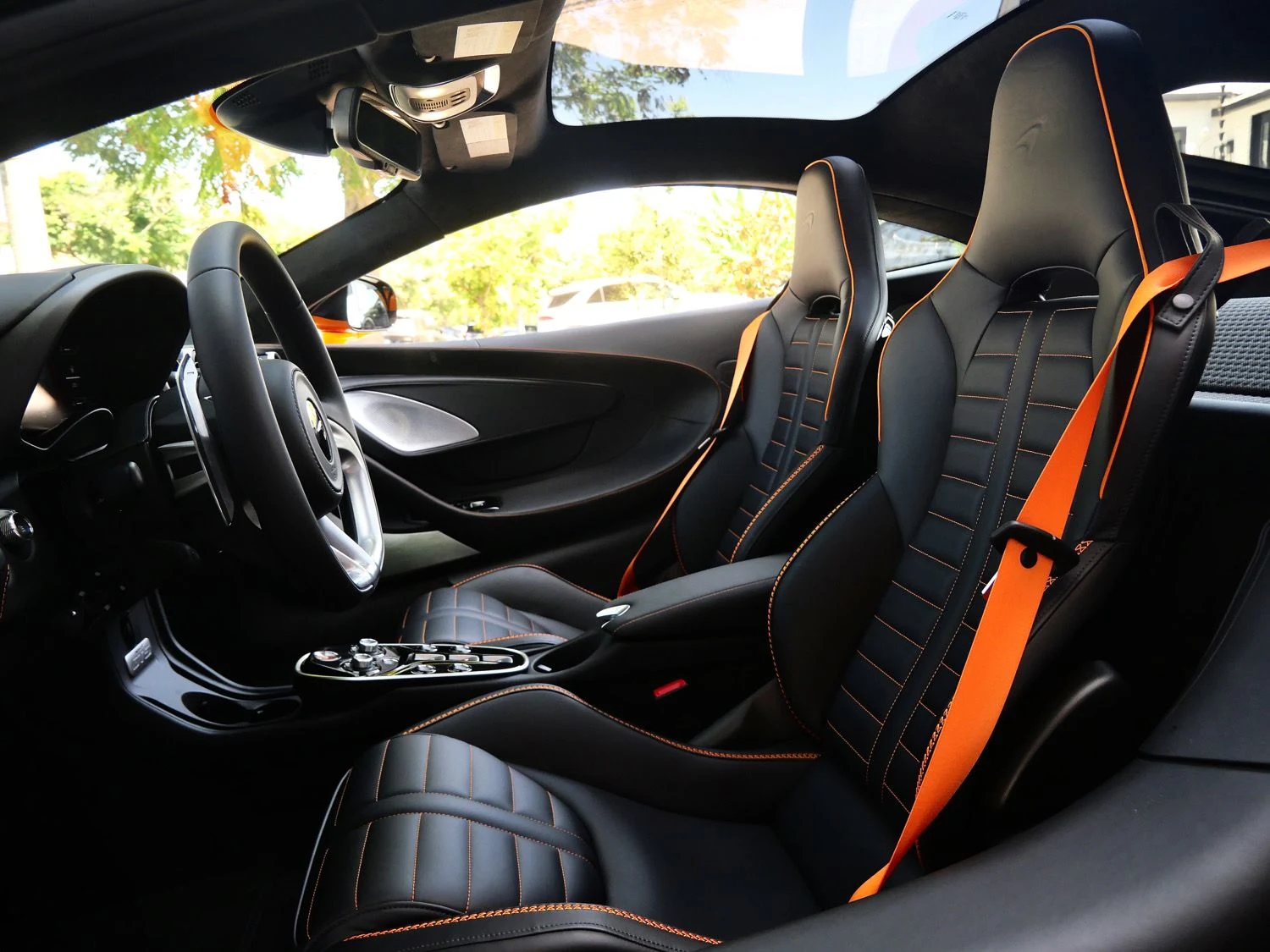 2027 McLaren GTS interior, seats, Black