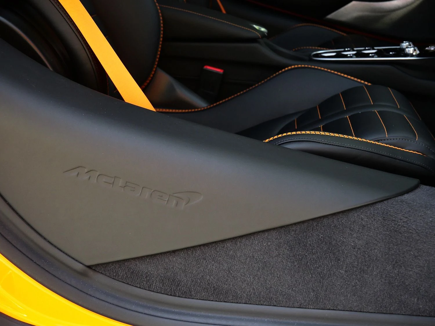 2027 McLaren GTS interior, Black