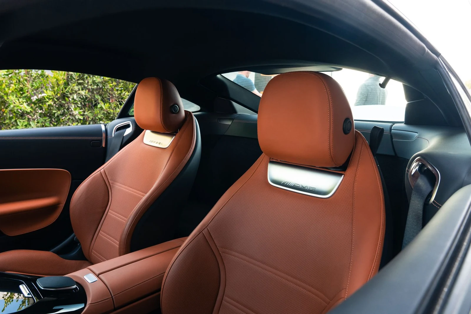 2025 Mercedes-AMG GT 63 interior, seats, Sienna Brown/Black