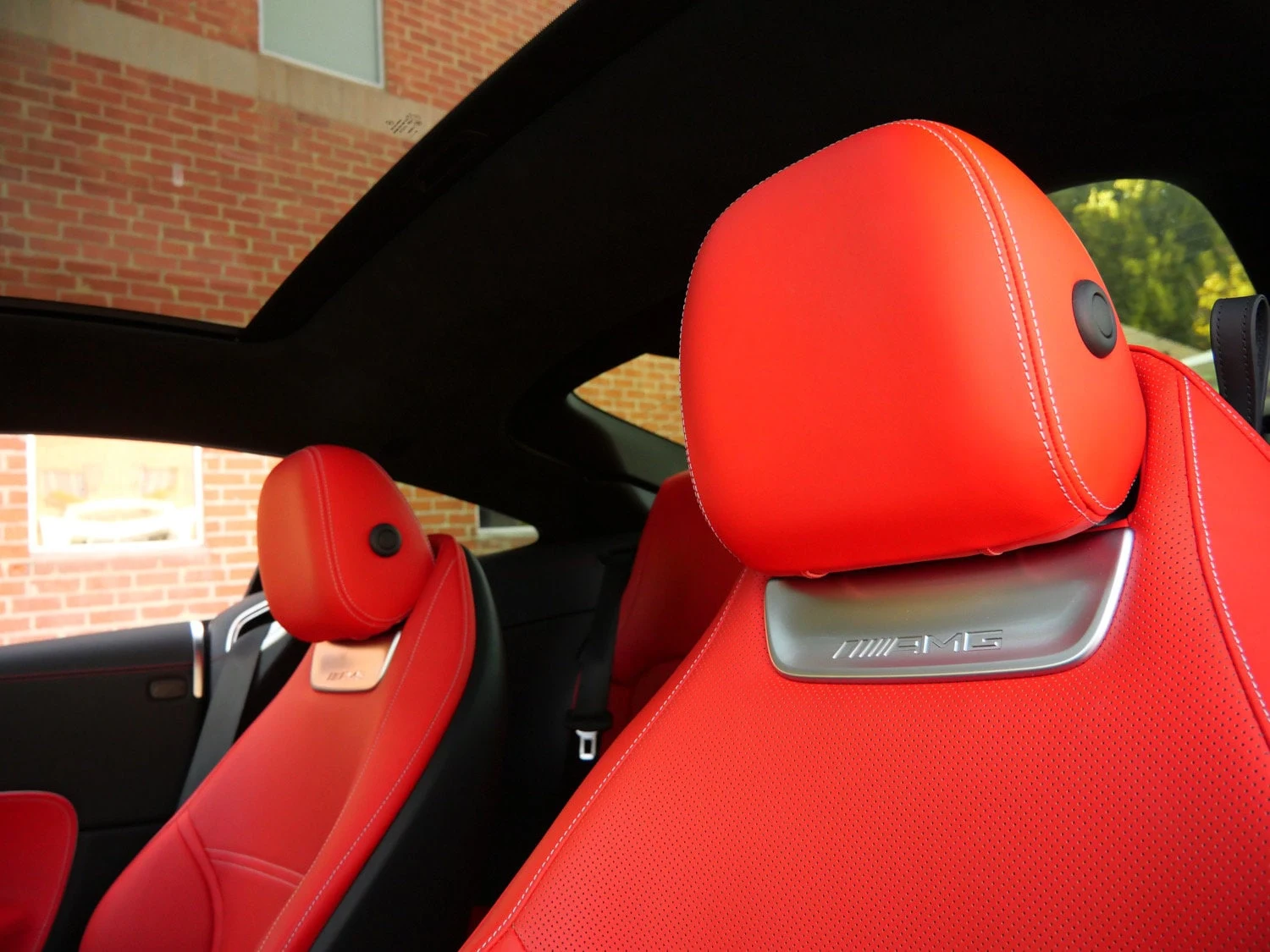 2025 Mercedes-AMG GT 63 interior, seats, Red Pepper/Black