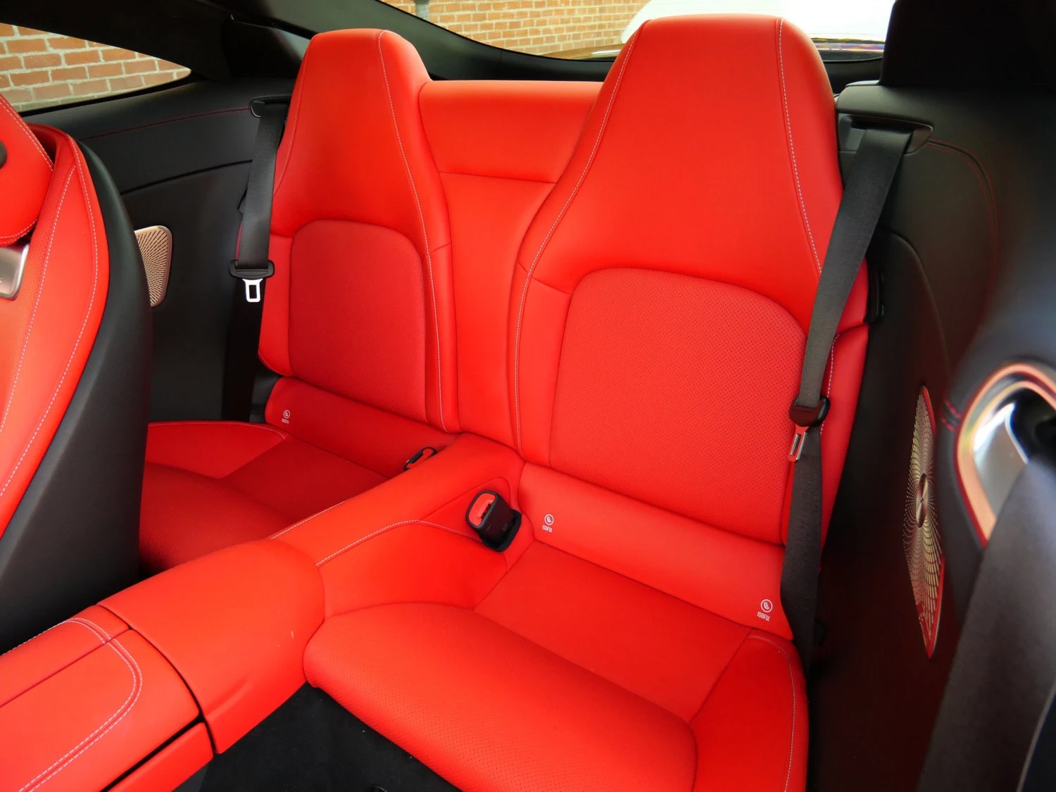 2025 Mercedes-AMG GT 63 interior, seats, Red Pepper/Black