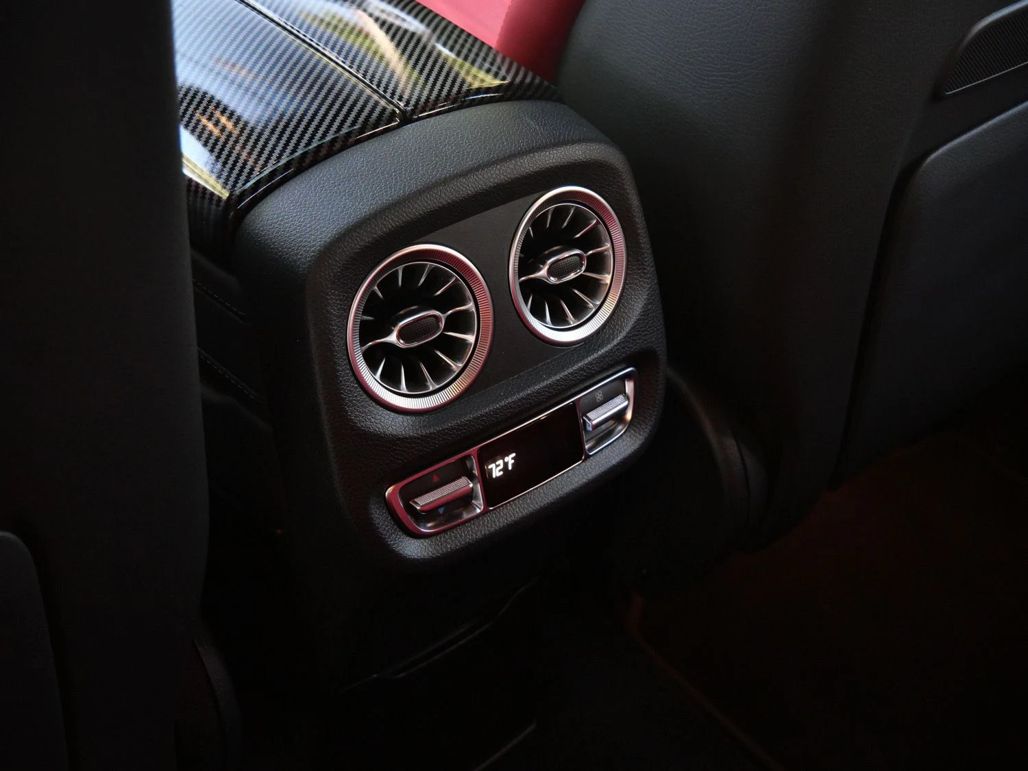 2024 Mercedes-AMG G 63 interior, Classic Red/Black