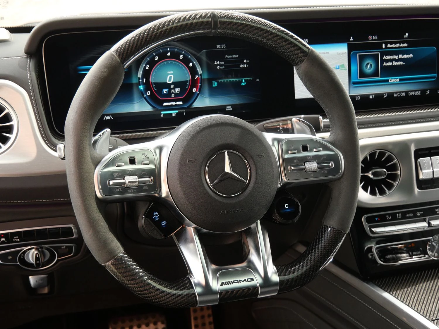 2024 Mercedes-AMG G 63 interior, Black
