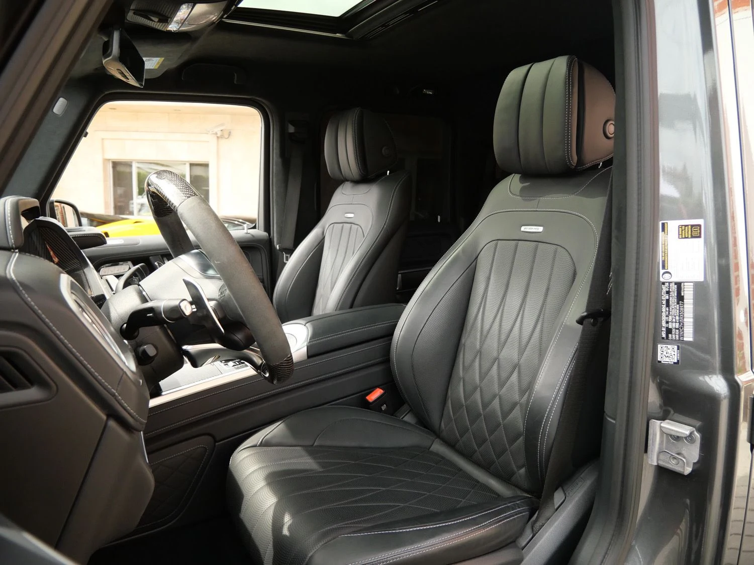 2024 Mercedes-AMG G 63 interior, seats, Black