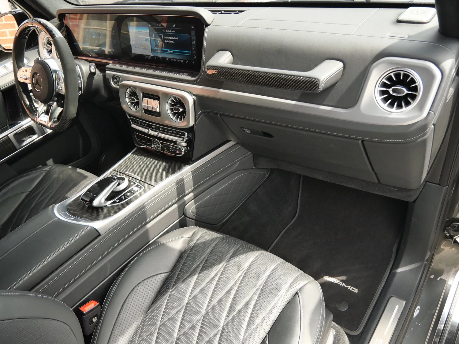2024 Mercedes-AMG G 63 interior, Black