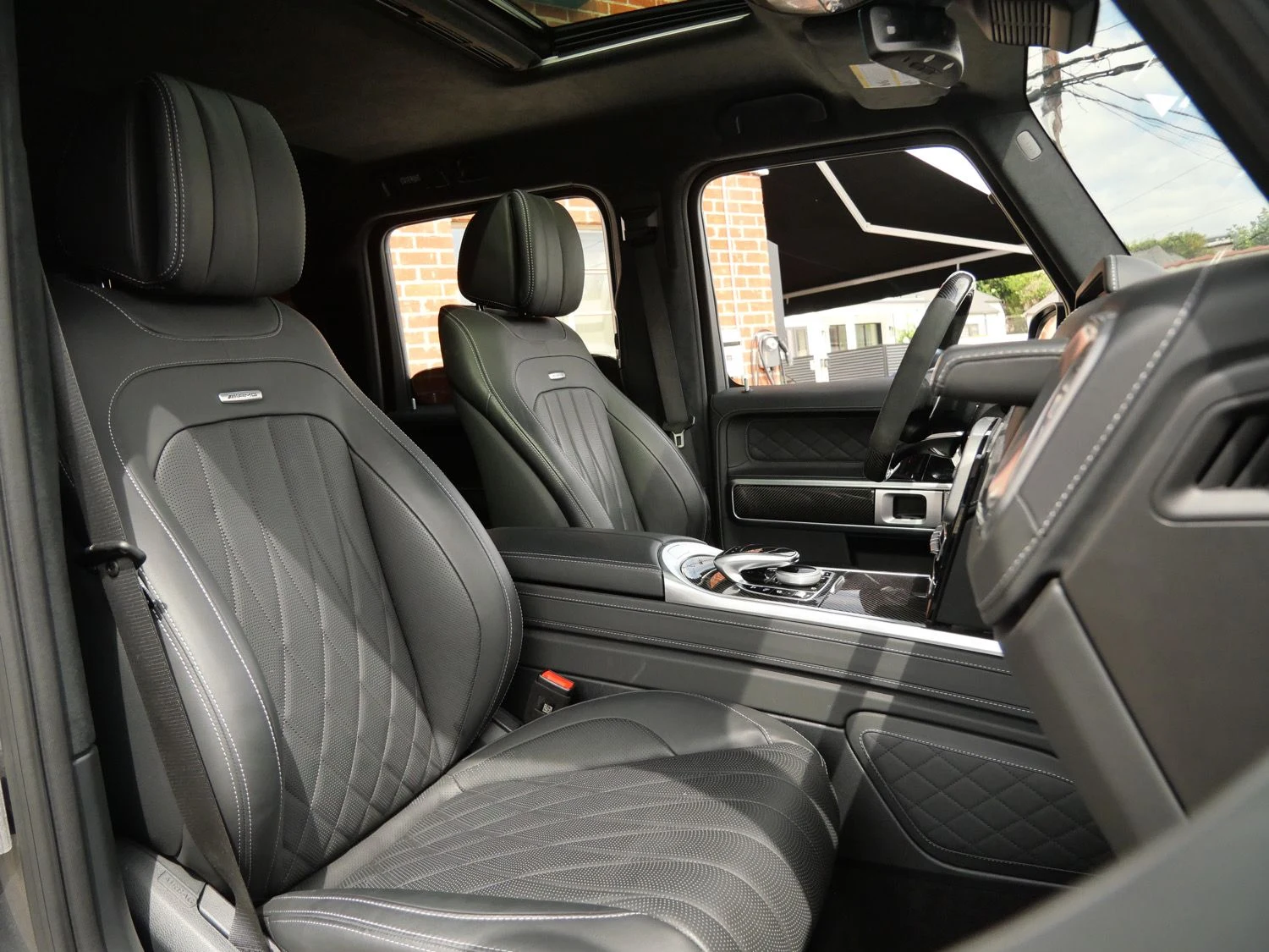 2024 Mercedes-AMG G 63 interior, seats, Black