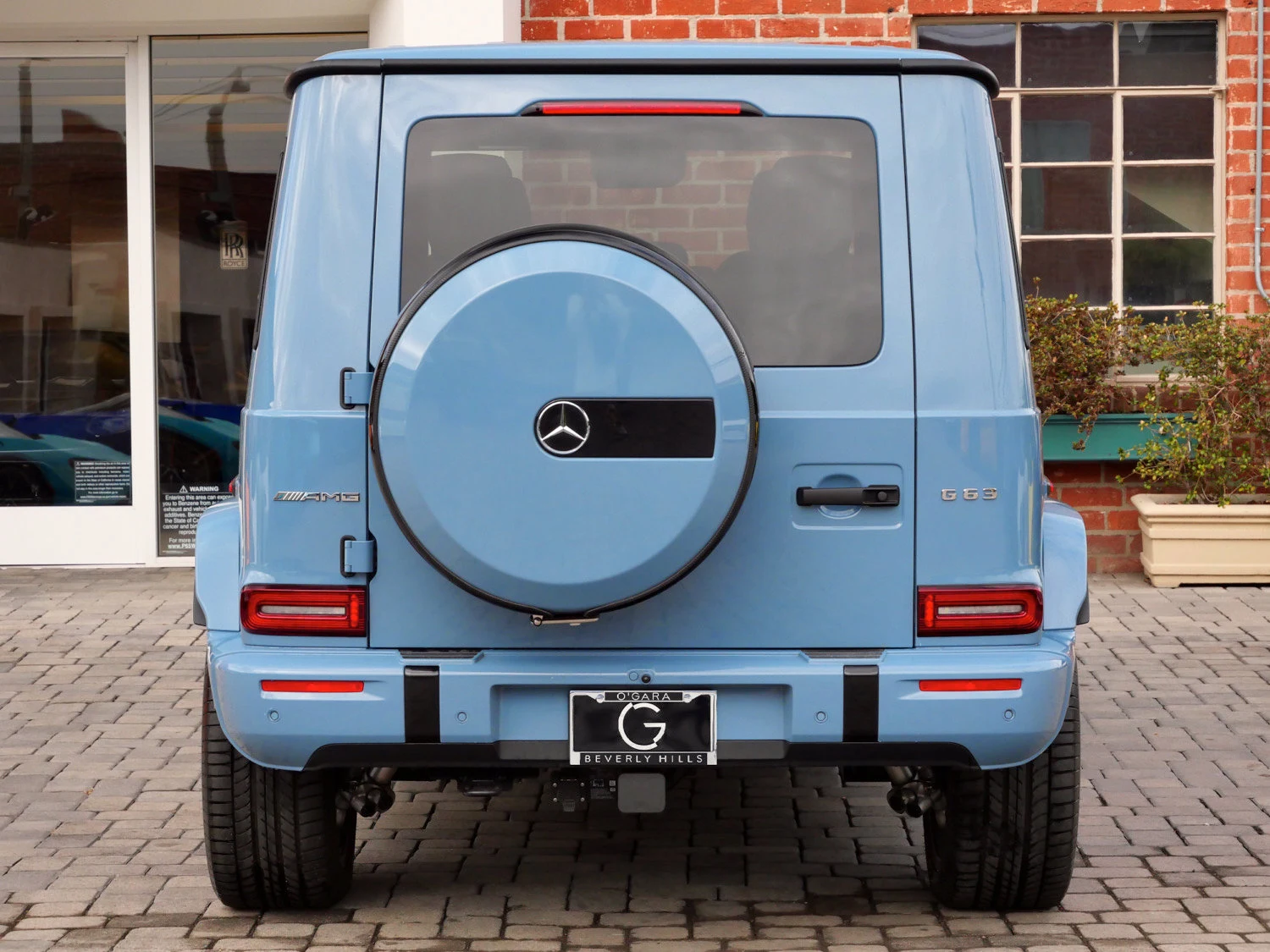 2026 Mercedes-AMG G 63, rear three-quarter view, Blue