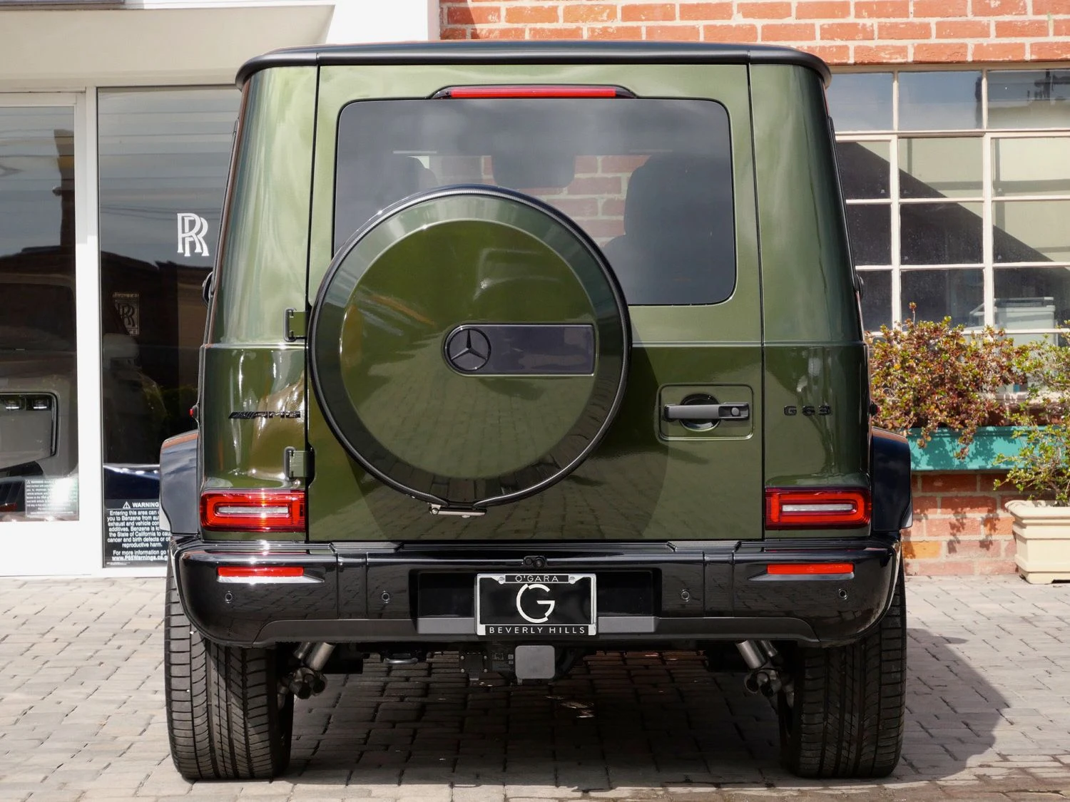 2026 Mercedes-AMG G 63, rear three-quarter view, Green