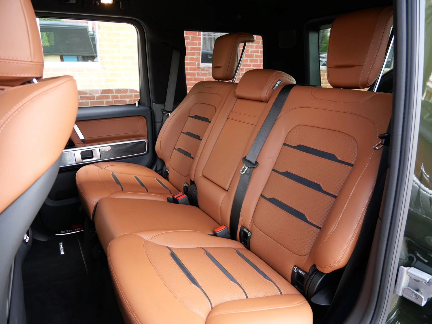 2026 Mercedes-AMG G 63 interior, seats, Saddle Brown/Black
