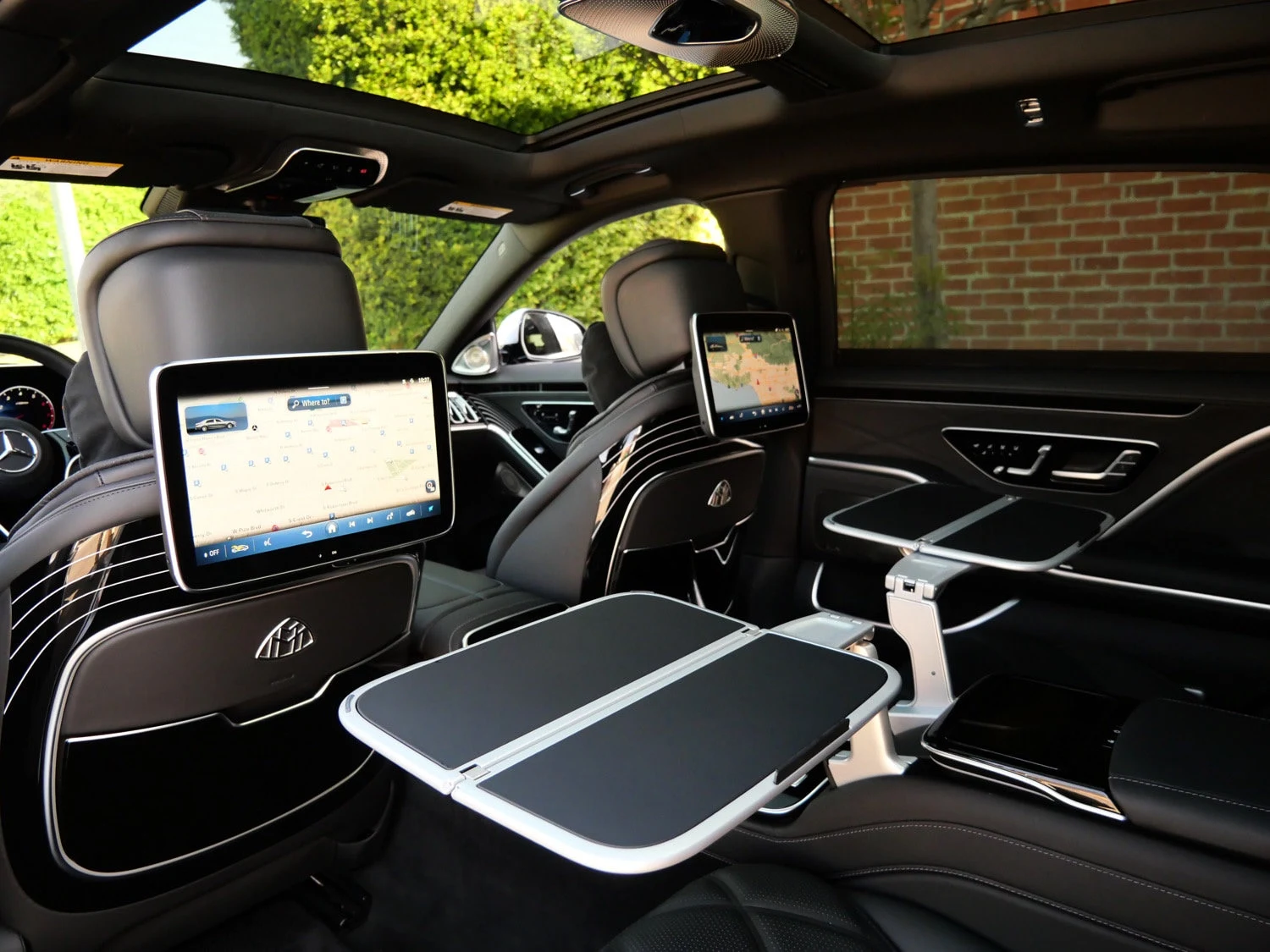 2024 Mercedes-Maybach S 680 interior, seats, Black